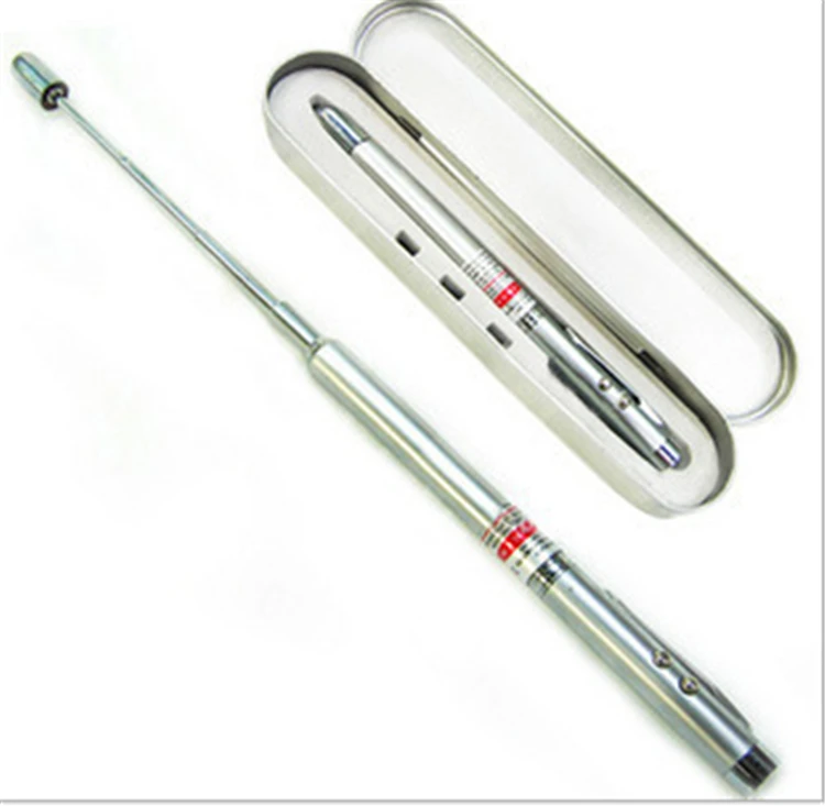 Светодиодный Телескопический фонарик baton truncheon Самозащита многофункциональная лазерная ручка-перо хлыст красная лазерная указка обучающая палка