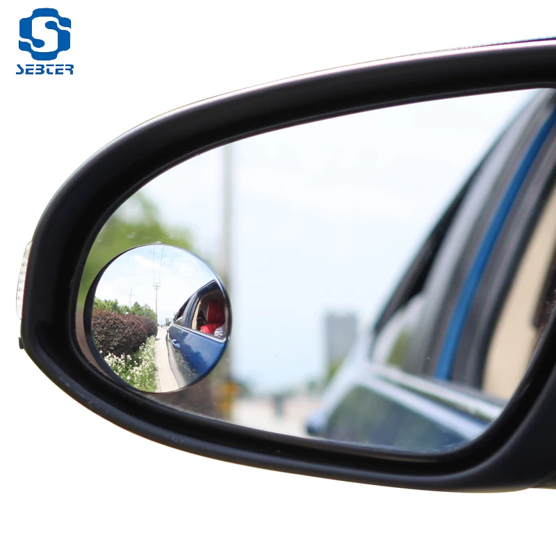 SEBTER 360 Wide Angle Round Convex Mirror Car Vehicle Side Blindspot Blind Spot RearView Small | Автомобили и мотоциклы
