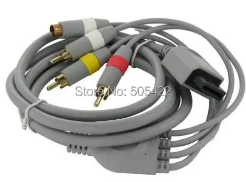 Новый 6-футовый AV TV S-Video SVideo SAV кабель для Nintendo PlayStation 10 шт./лот | Электроника