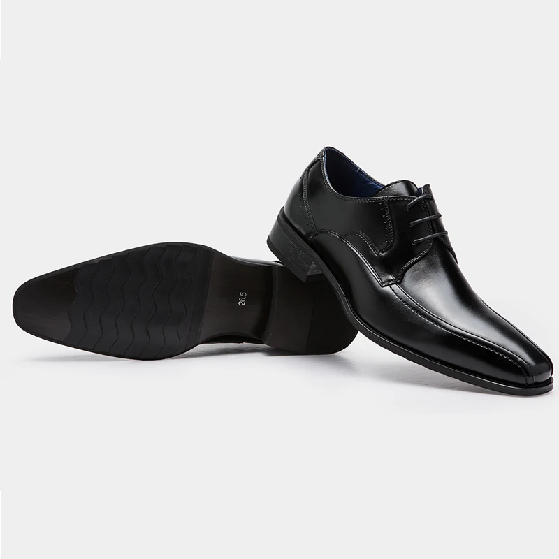 Мужская обувь Роскошная брендовая дизайнерская из натуральной кожи на шнуровке