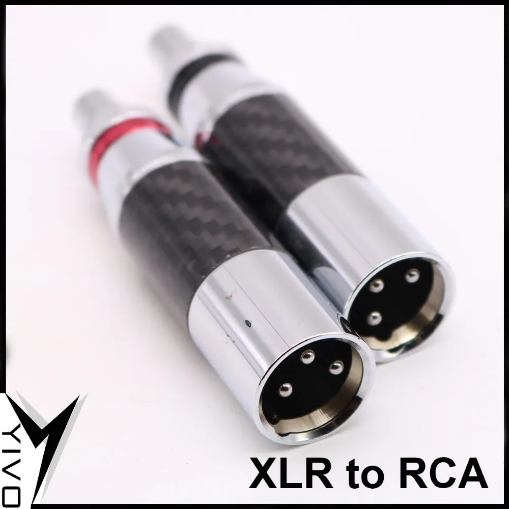 4 шт. XSSH аудио 3 контактный разъем Черный XLR Сделано в Китае углеродного волокна