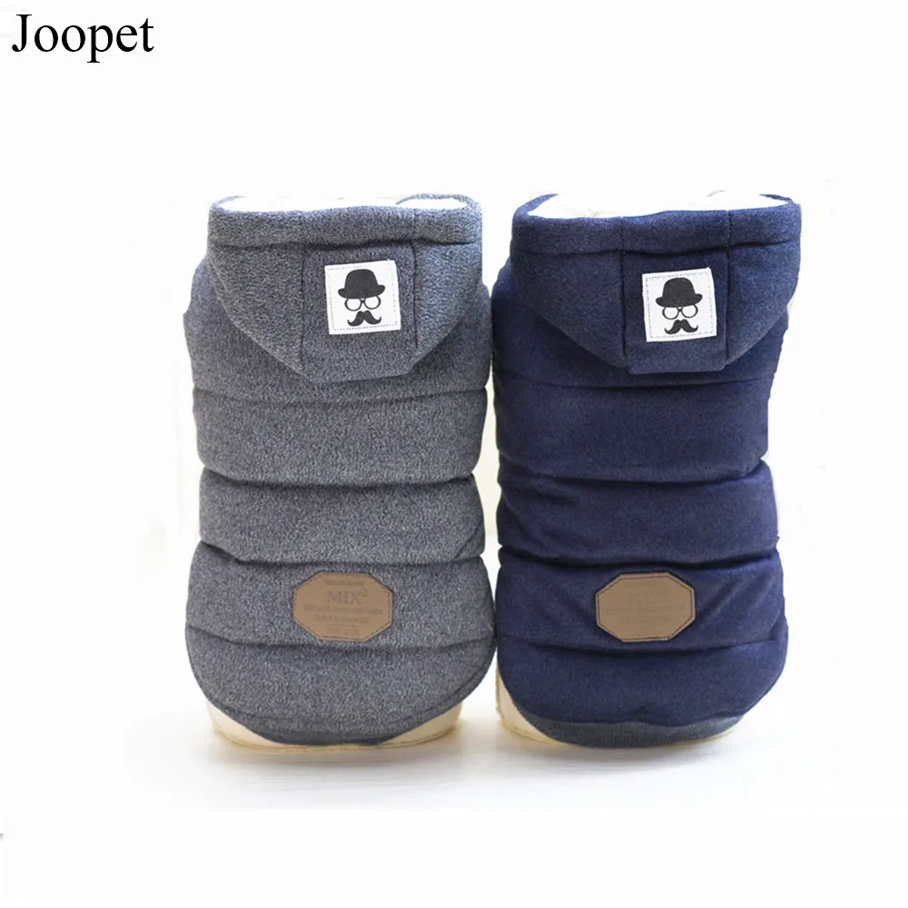 Новейшая супер теплая одежда для собак зимнее пальто и куртки хлопковое