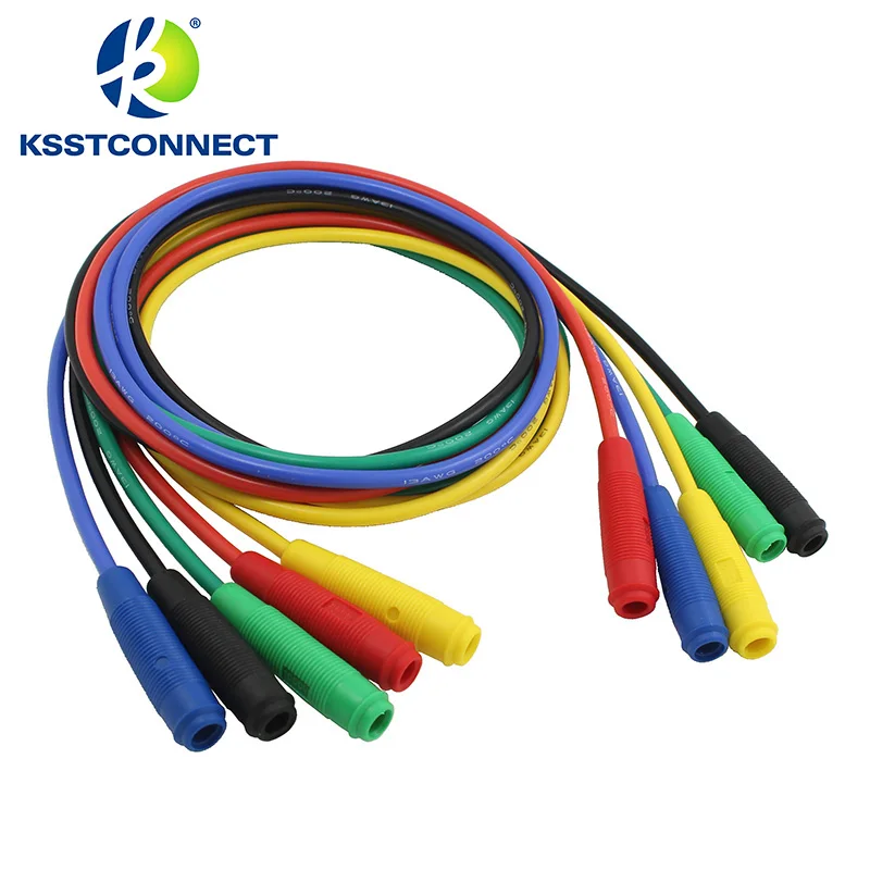 Высокогибкие Магнитные провода TL430 с жестким разъемом 4 мм диаметром 13AWG |