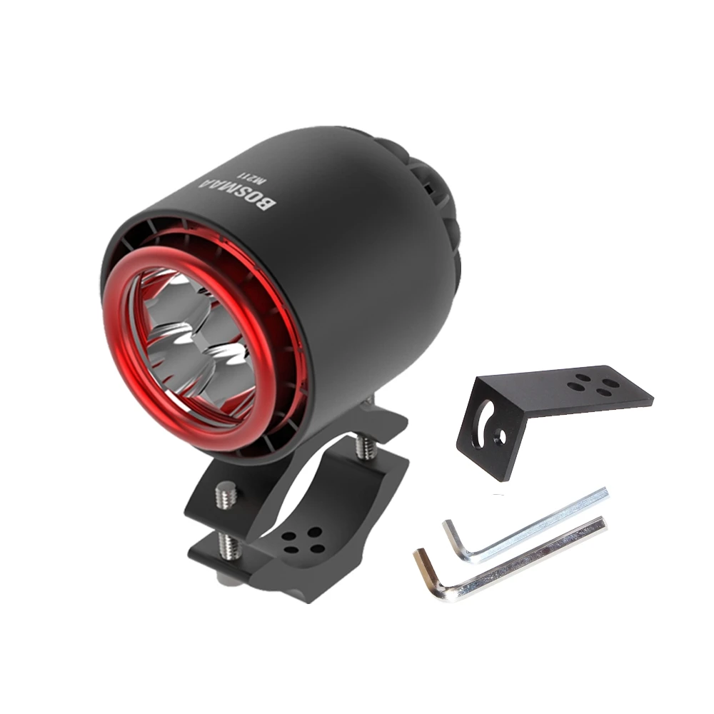 BOSMAA M211/M211S 20 Вт 3500LM мотоцикл турбо Светодиодный прожектор супер яркий противотуманный фара дальнего света высокая/низкая/Стробоскоп