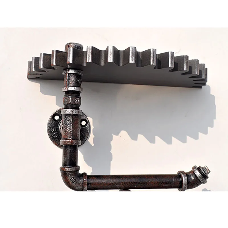 Baffect винтажный Настенный декор полка для хранения настенная деревянная железная