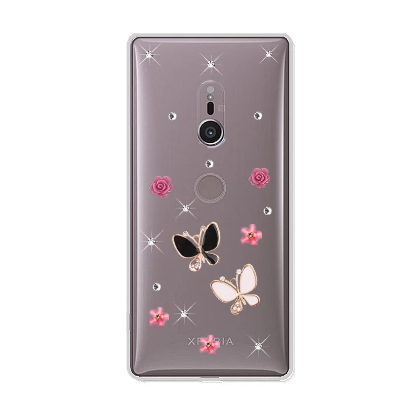 XZ2 Премиум чехол со стразами для Sony Xperia XZ XZ1 Compact XZ3 Z5 Z4 Z3 Plus E4 E5 M5 M4 C5 C4 L2 L1 телефона |