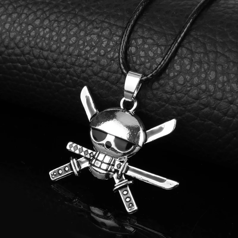 HEYu аниме ожерелье ророноа Зоро Обезьяна D Luffy логотип кулон ювелирные изделия для
