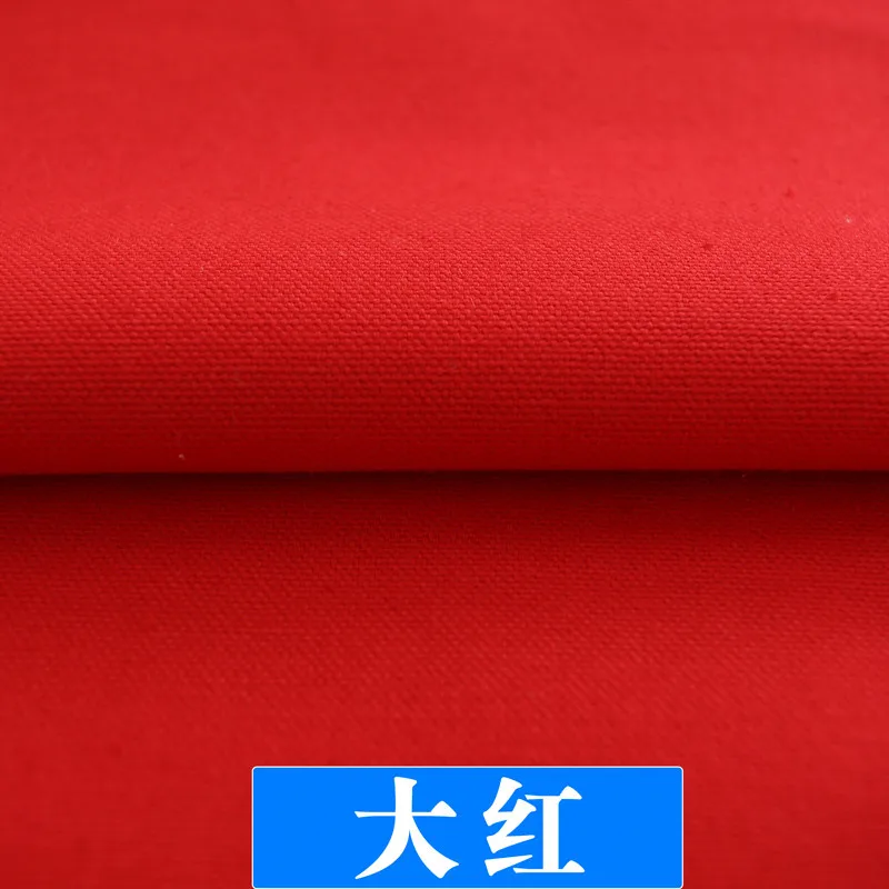 2 red 50x145 см цветная хлопковая холщовая ткань для дивана, Текстильные сумки, ткань для штор Telas Decorativas Tissus Au Metre Tecidos - Цвет: 2 red