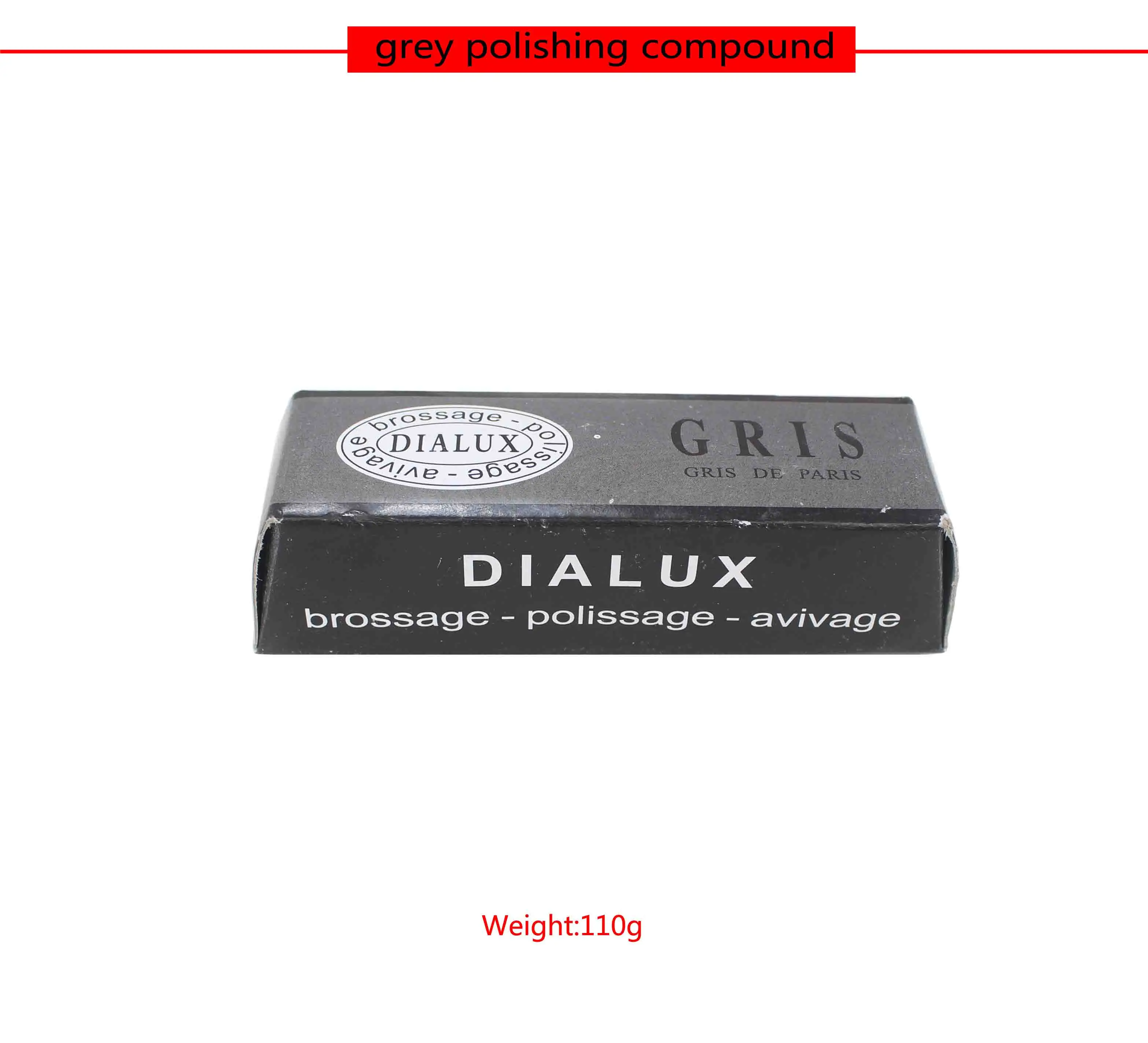 Красный DIALUX ROUGE JEWELERS Румяна Полировка Соединение для золота и ILVER, румяна Бар Полировка Воск соединение Франция - Цвет: grey