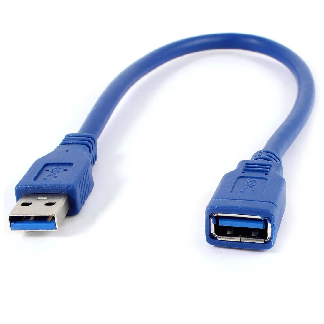 Самый дешевый синий USB 3 0 Штекерный разъем F/M Тип A Удлинительный кабель 30 см |