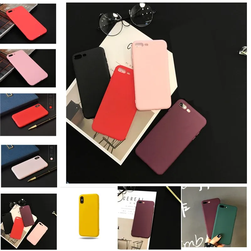 Мягкое силиконовое покрытие для телефона ярких цветов чехол Fundas iPhone X XR XS MAX Coque