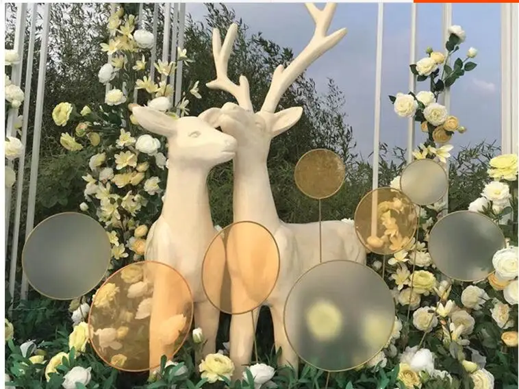 Новинка ведущий свадебный реквизит tieyi ginkgo в виде листьев демонстрационный фон