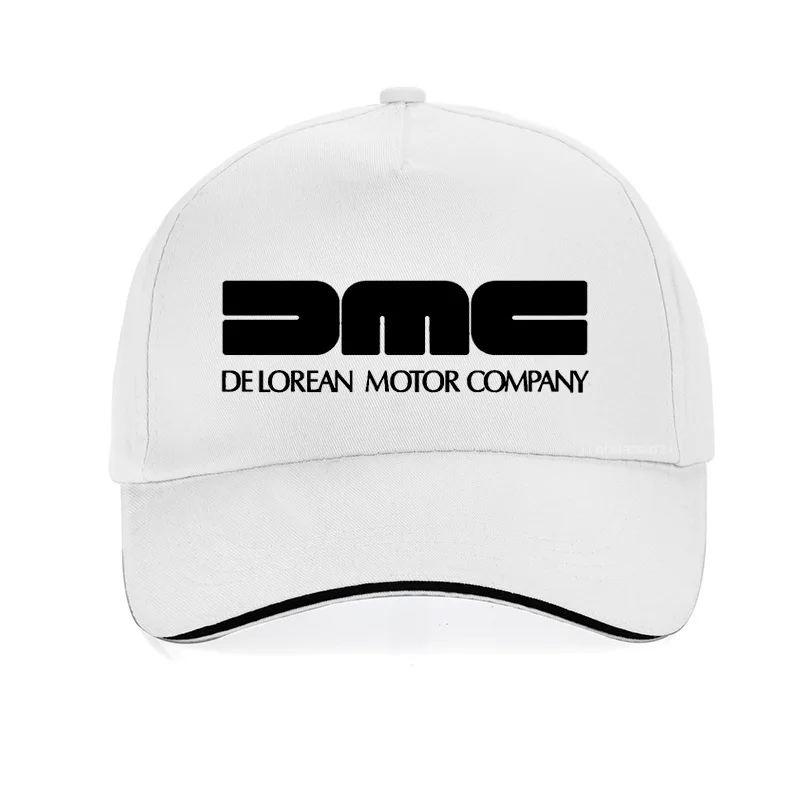 Белый Брендовая бейсбольная кепка delorean motor company, бейсболка для будущих фильмов, модная Бейсболка унисекс, регулируемая бейсболка для папы из хлопка - Цвет: Белый