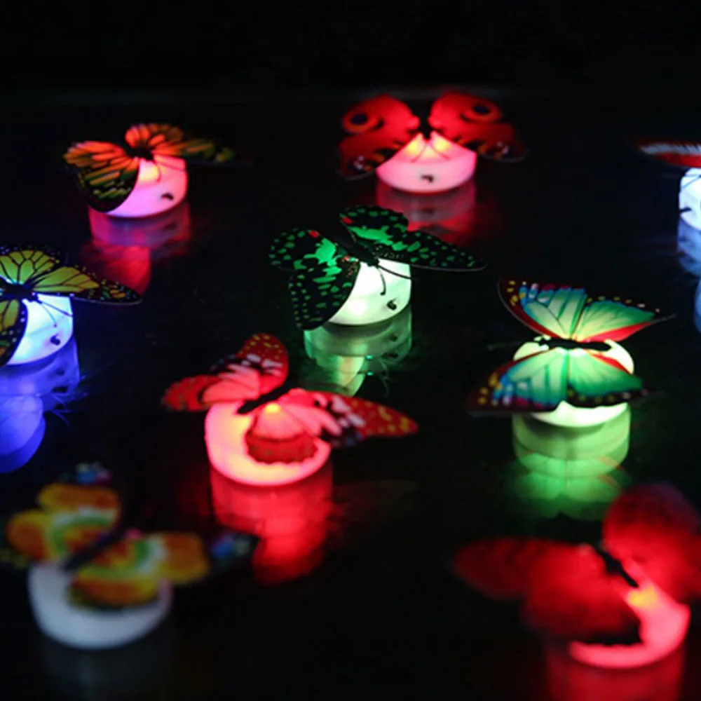 Новые красочные детские игрушки флэш подарки Изменение бабочка светодиодный