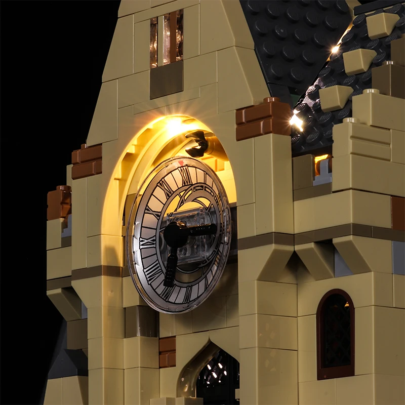 Vonado светодиодный светильник для Lego 75848 Хогвартс часы башня набор осветительных
