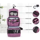 Женская дорожная косметичка, сумка для туалетных принадлежностей, водонепроницаемая сумка для хранения для гигиенических салфеток, наушников, чехол для переноски
