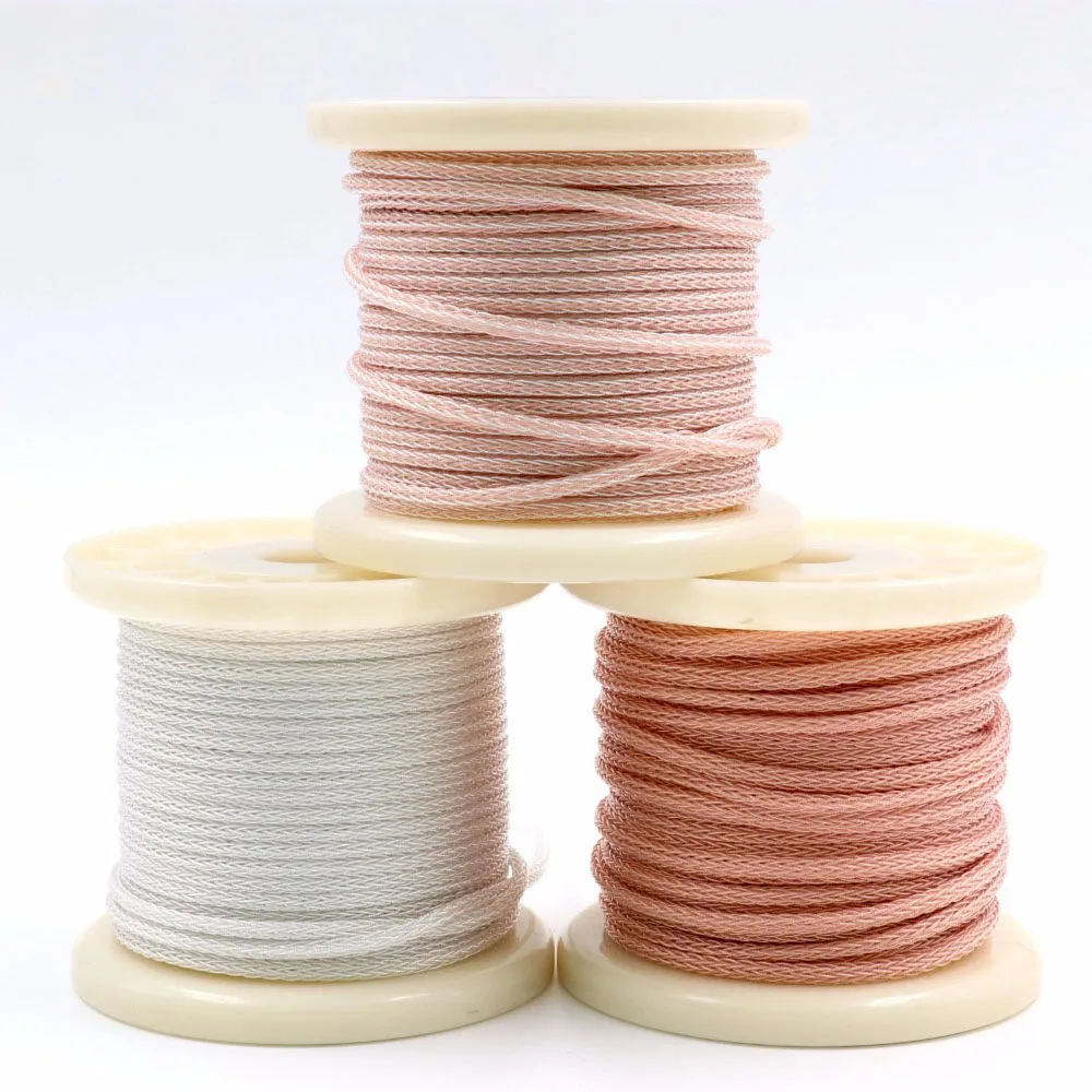 GD-PARTS 16 ядер высокой чистоты 6N PTFE серебро OCC провода наушники обновления DIY Кабель