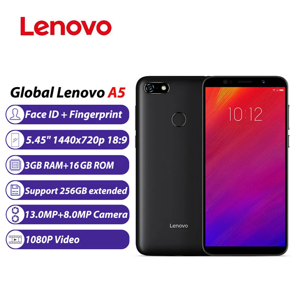 Глобальная версия lenovo A5 MTK6739 четырехъядерный 5 45 ''смартфон 3 ГБ ОЗУ 16 Гб ПЗУ