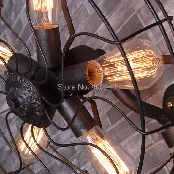 Винтажный Американский Лофт RH Эдисон Потолочный Подвесной Электрический