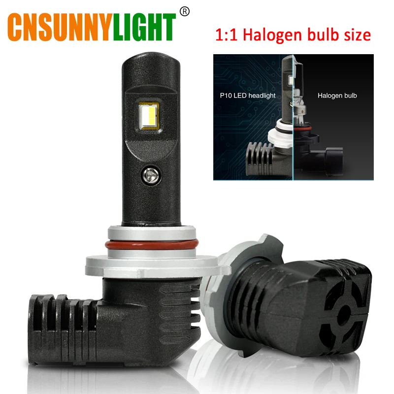 1 пара Автомобильные светодиодные лампы H11 H8 H16 H7 9005 9006 9012|Передние LED-фары для авто|