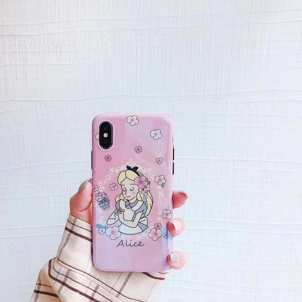 ORYKSZ чехол для iPhone 6 6s 8 Plus Чехлы Роскошные Винтаж девочек в цветочек силиконовая
