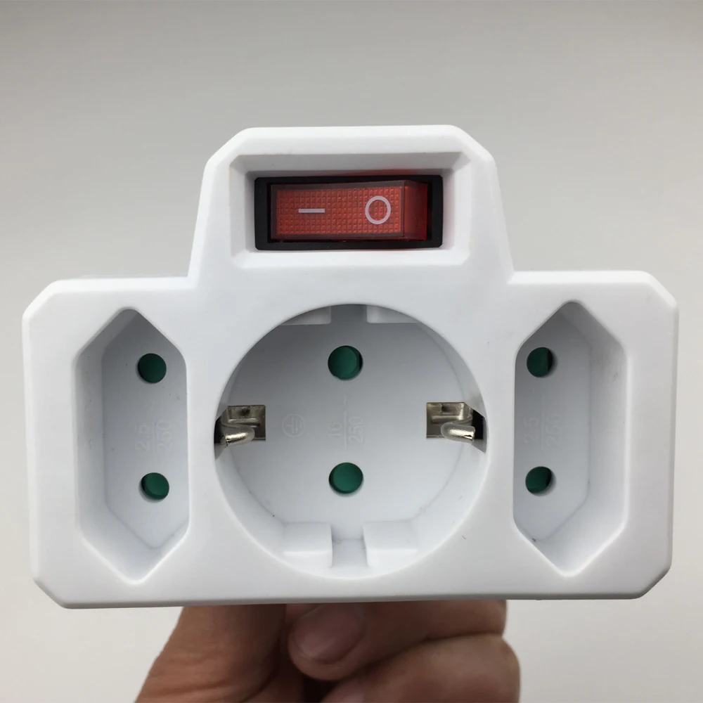 Регулятор конвертер Европейский ЕС Высокое качество розетка питания 16 A 250 V