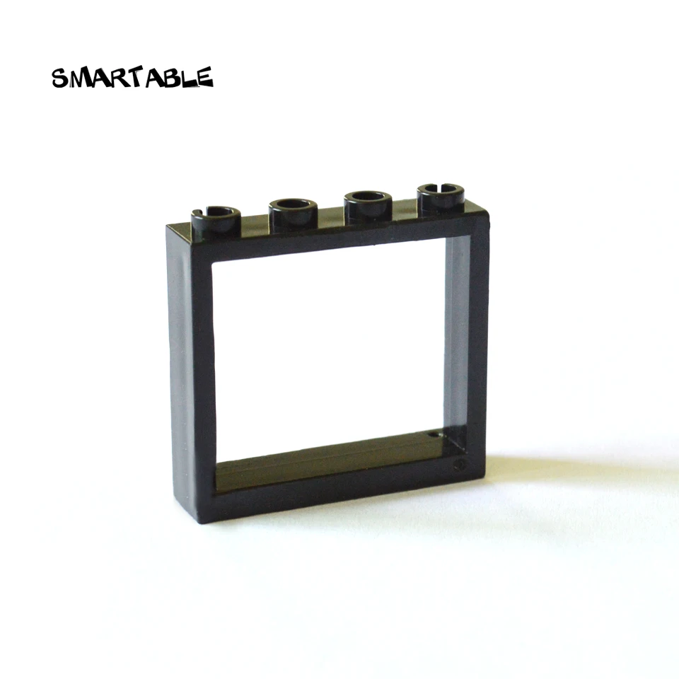 Умная оконная рама 1x4x3 строительные блоки MOC части DIY Дом кирпичные игрушки Совместимые все брендовые 60594/4530589 игрушки 20 шт./лот