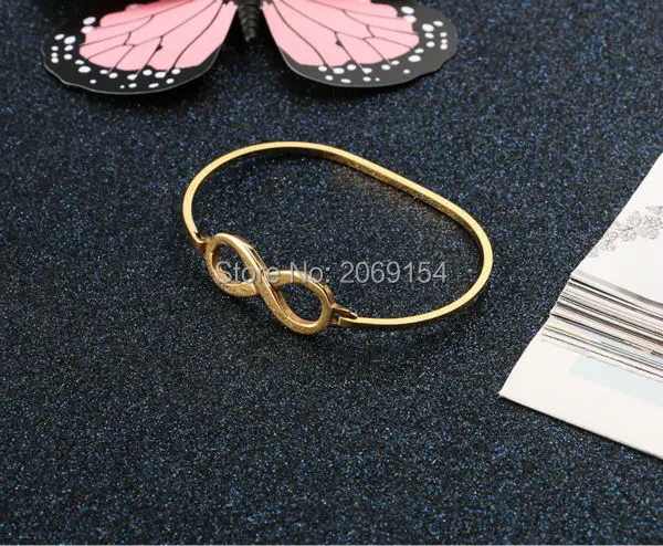 Унисекс Браслет из нержавеющей стали золотые ювелирные изделия модный