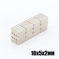 100pcs 10mm x 5mm x 3mm n35 ndfeb rectangular magnets 10x5x3 mm super strong neodymium magnet 1052 mm cuboid magnet