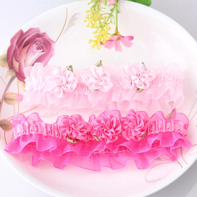 M MISM/Новинка Кружевная повязка на голову с цветочным принтом три цветочных