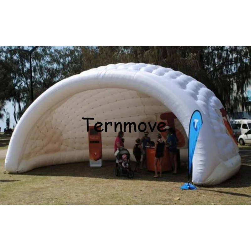 Полунадувная купольная палатка надувная Луна для свадьбы вечерние