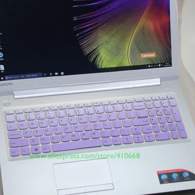 Gradual purple Для lenovo IdeaPad V110-17IKB 110-17IKB 110 17IKB V110 110-15ISK 110-17ACL 15,6 дюймов чехол для клавиатуры ноутбука Защитная крышка - Цвет: Gradual purple