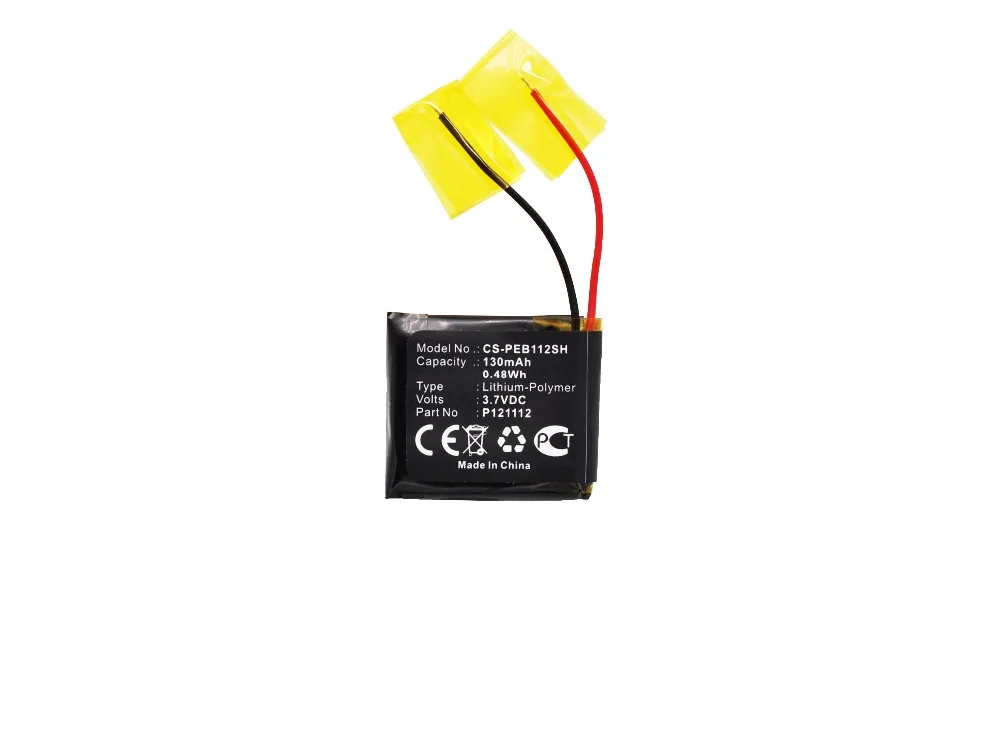 

Cameron Sino 130mAh Battery Pebble P121112 For Pebble E-Paper