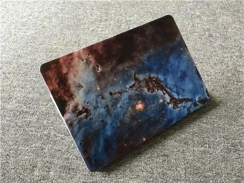 Защитный чехол для ноутбука серии Звездное небо для MacBook New Air 13 1932 Air Pro retina 11 12 13,3 15 жесткий чехол+ чехол для клавиатуры - Цвет: 02
