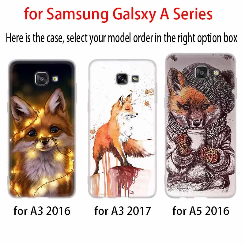 Чехол силиконовый чехол для samsung Galaxy A6 A8 A9 A7 A5 A3 плюс A6S Star аниме забавные foxs милые носки