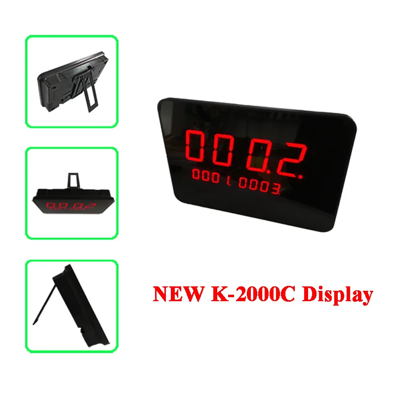 New Arrival Electronic number display system wireless receiver calling device 7 segment screen 4-digit for restaurant K-2000C