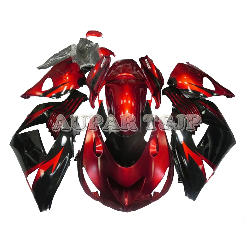 

Candy Red Black Fairing Kit For Kawasaki ZX14R ZZ-R1400 2006 2007 08 09 10 2011 Sportbike Casing New Covers Cowling