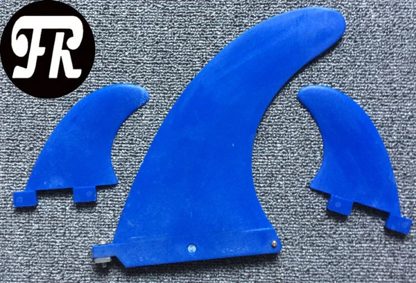 Голубой цвет серфинга плавник 8 дюймов наборы весло плавники|paddle board fin|surf finsboard fin |