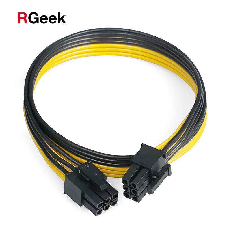 RGEEK 50 см 6-контактный штекер на | Компьютеры и офис