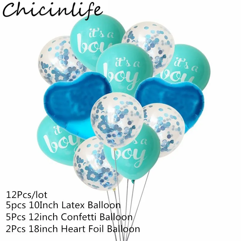 Chicinlife 1 компл. Это мальчик/девочка 10 дюймов латексный шар День рождения Новорожденный ребенок душ 1 день рождения шар пол раскрывает Декор