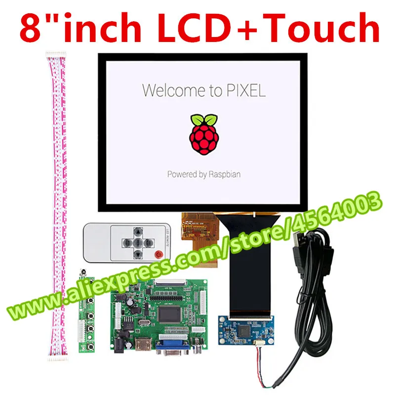 Плата привода монитора с сенсорным ЖК экраном 8 дюймовый дисплей сенсорный экран