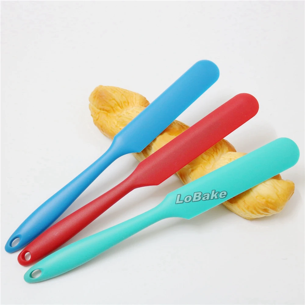 

(3 pcs/lot) New arrivals straight shape Silicone spatula knife Baking Cream Mixing Butter Scraper espatulas for pastry tools