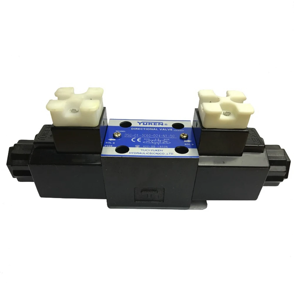 

Yuken DSG-01 -3C60 Valves Solenoid Operated Directional Valves DSG-01-3C60 24V 220V