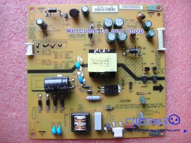 

Original LCD power supply board B157-201 4H.B1570.021 test is good