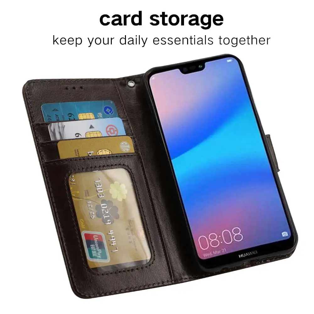 IDOOLS флип чехол для Xiaomi Redmi Note 5 Pro Полный Защитный Роскошные из кожи ПУ и ТПУ Стенд