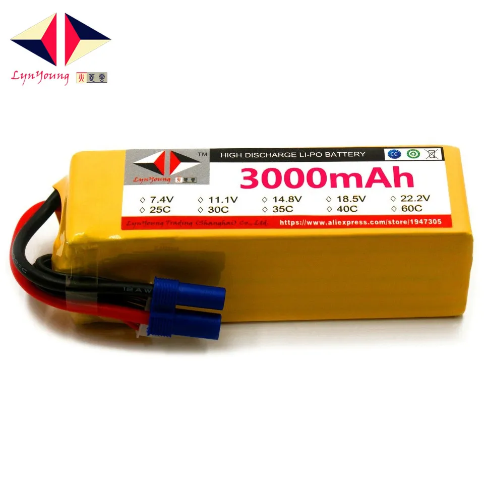Аккумулятор HX Lipo 6S 22 2 в 3000 мАч 25C 30C 35C 40C 60C для радиоуправляемого дрона