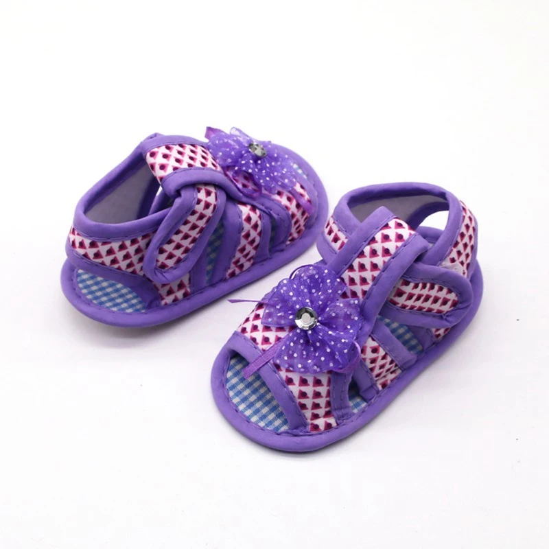 

Toddler Kid Baby Girl Chiffon Flower Elastic Band Newborn Walking Shoes Baby Shoes Toddler Shoes