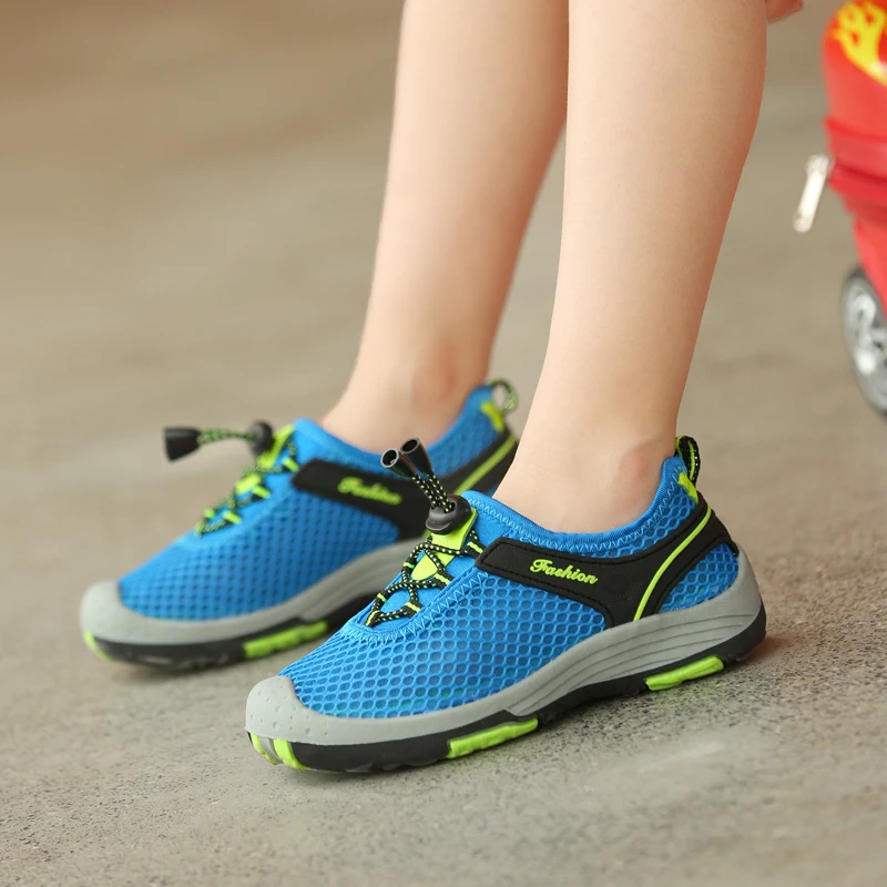 Children's boys' shoes summer breathable single net boys fashion big children's sports | Детская одежда и обувь
