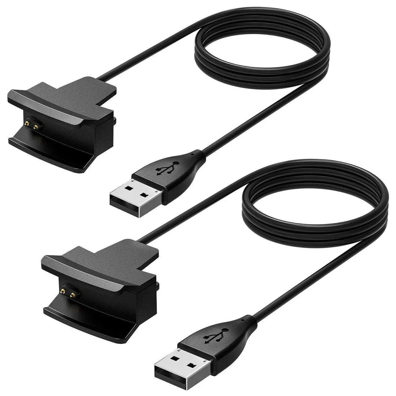 Cablor Fitbit Alta Charger, 2PCS 1m Replacement USB Charging Charger Cables for Fitbit Alta Band Wireless Activity Bracelet