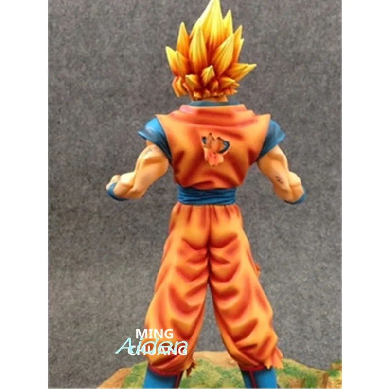 1" Статуя Дракона Мяч бюст Супер Saiyan полноразмерный портрет Сон Гоку анимационная фигурка GK Коллекционная модель игрушечная Коробка 25 см Z1128